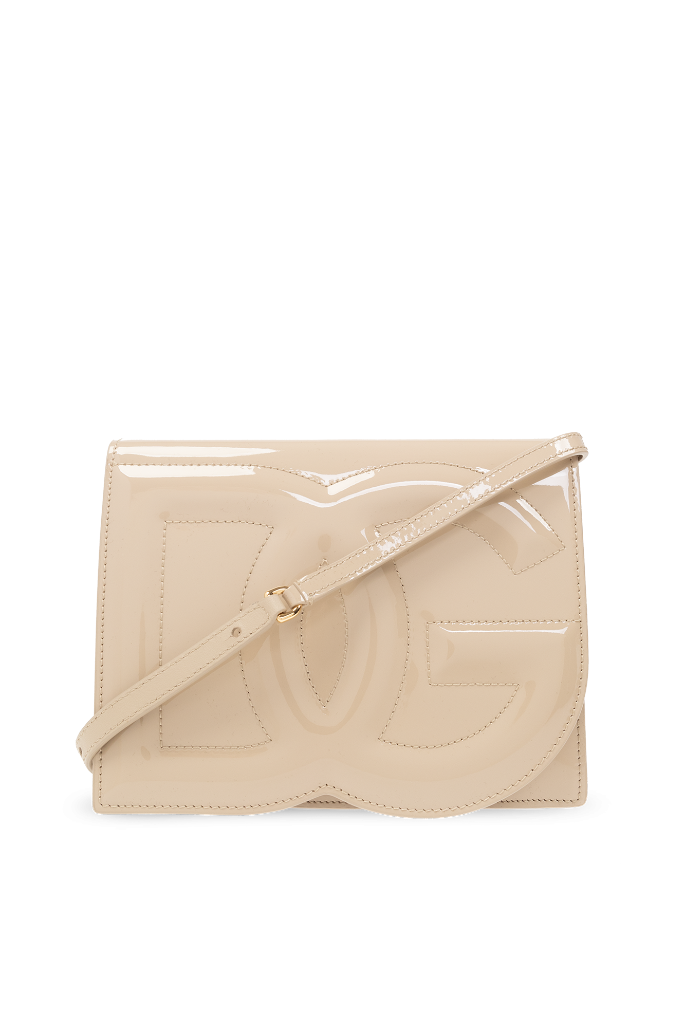 Dolce & Gabbana Dg Logo Crossbody Bag In Beige | ModeSens